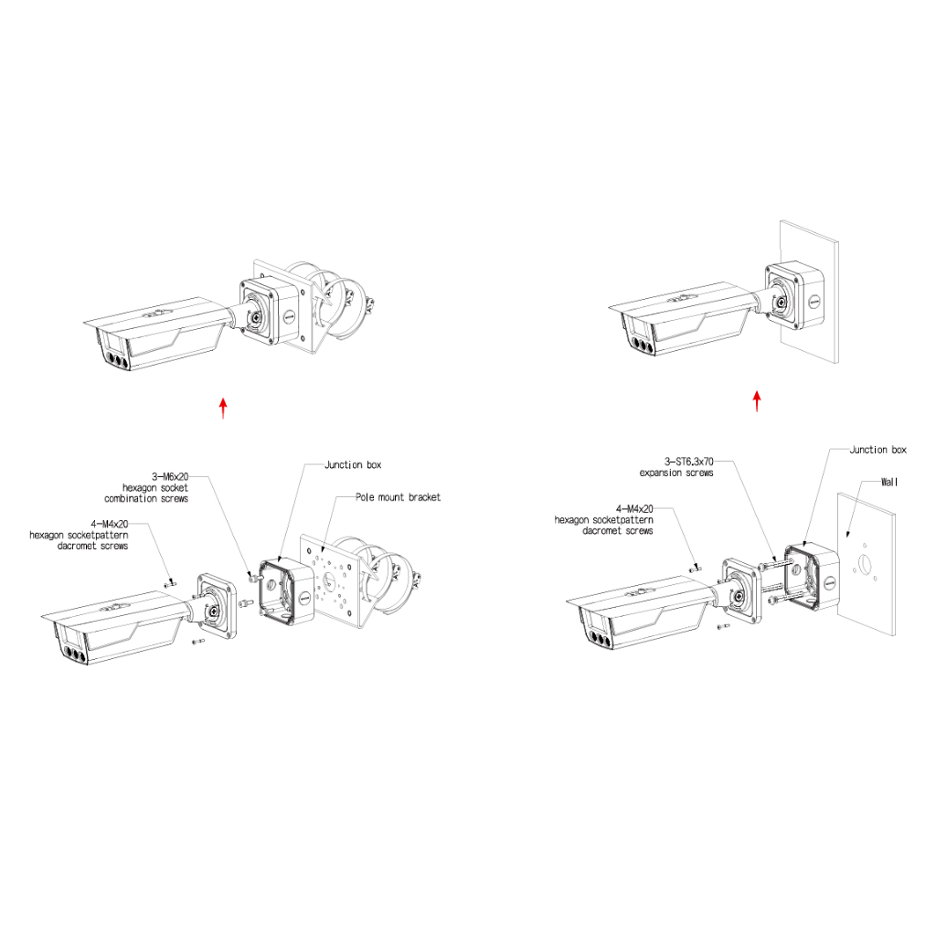 Tubular IP ANPR H265 4MP 3IR850nm 8-32VFM IP68 IK10 PoE E/S AI