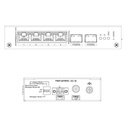 Switch Hardened PoE 4 puertos 10/100 + 2SFP Gigabit 90W Gestionable en Cloud Layer2