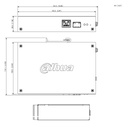 Switch Hardened 2 puertos 1RJ45 Gigabit + 1SFP Gigabit Gestionable en Cloud Layer2