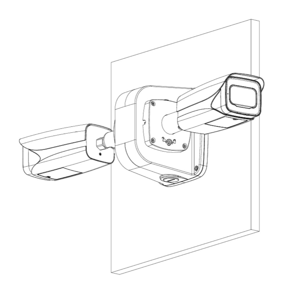 Caja de conexiones IP66 para dos cámaras Bullet y Domo