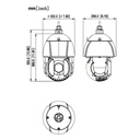 Domo PTZ IP 2M TiOC H265 WDR Iluminación Dual LED100m/IR250m 45x IP67 IK10 PoE+ AUDIO E/S AI