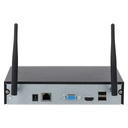 NVR 4ch 80Mbps H265 HDMI 1HDD WiFi Antena Dual