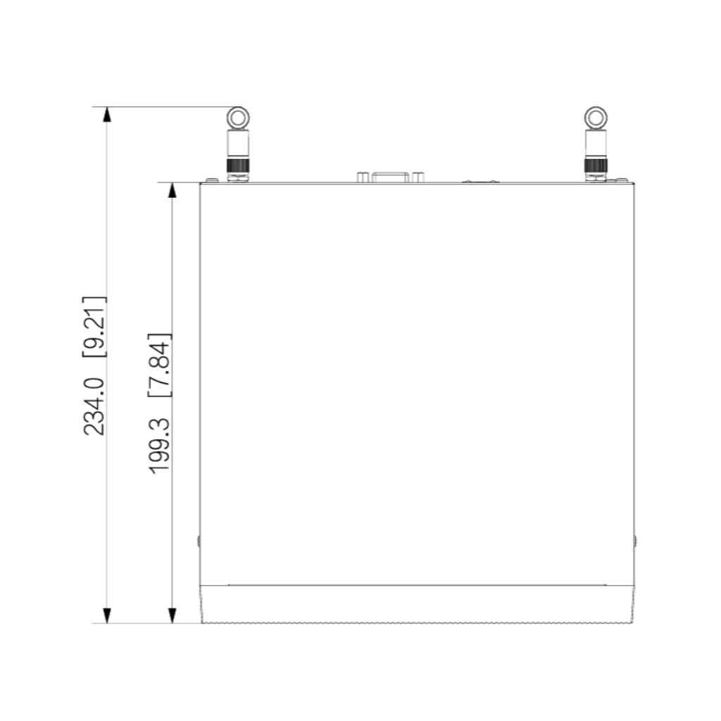 NVR 4ch 80Mbps H265 HDMI 1HDD WiFi Antena Dual