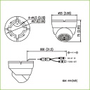 Domo HDCVI 1M 720P DN ICR IR15m 0Lux 2.8mm IP65