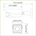 Tubular HDCVI 4K DN WDR IR100m 3.7-11mm VFM IP67 IK10 Audio Alarma Dual