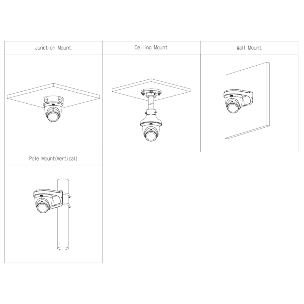 MiniDomo HDCVI 4EN1 2M Iluminación Dual LED40m/IR40m 2.8mm IP67 MIC/Altavoz Quick-to-install