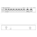 Switch PoE 8 puertos 10/100 + 2RJ45 Uplink Gigabit 110W Gestionable en Cloud Layer2