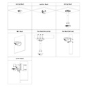 Cámara de ascensor IP H265 4M WDR Starlight LED/IR10m 2.1mm PoE MIC/altavoz E/S AI