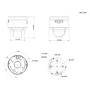 Domo PTRZ IP 4M WDR140db Starlight+ Iluminación Dual LED40m/IR40m 4X IP67 IK10 PoE+ AUDIO MIC/Altavoz E/S AI