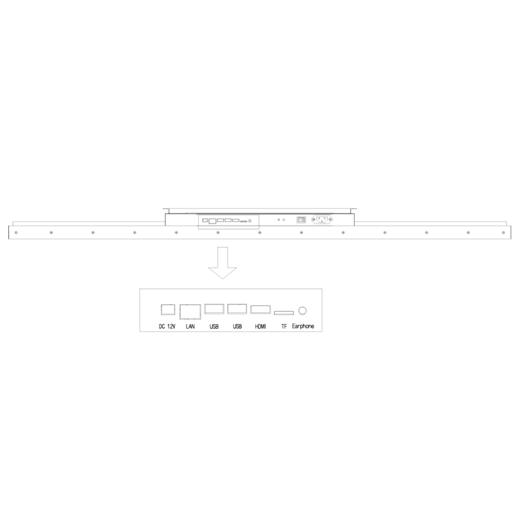 Monitor 55" Dahua Digital Signage Android Ethernet Multimedia HDMI 4K