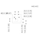 Lector Autónomo LCD 4.3" táctil de Reconocimiento Facial+PIN+Tarjeta+QR WiFi 2.4GHz IP65