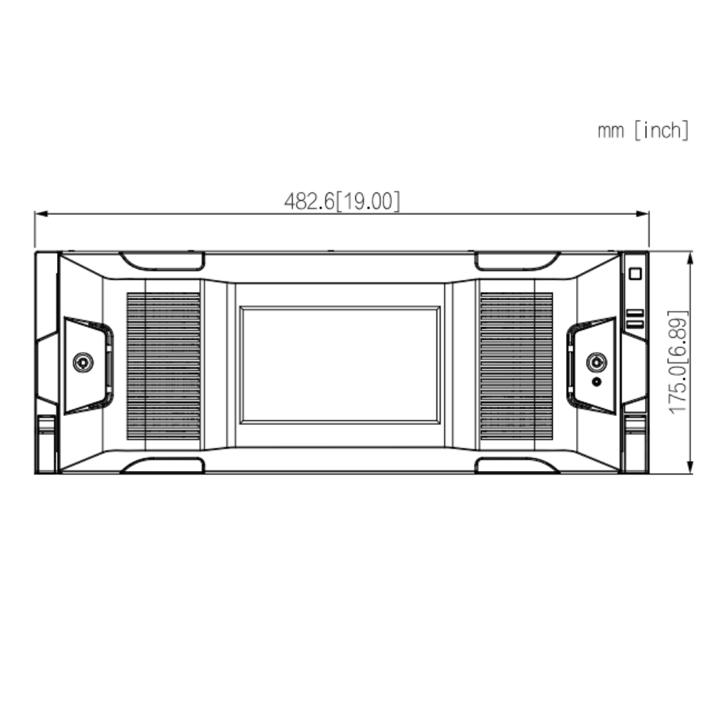 WizMind 256CH Intelligent Video Surveillance Server 4U 24HDD. Alimentación redundante