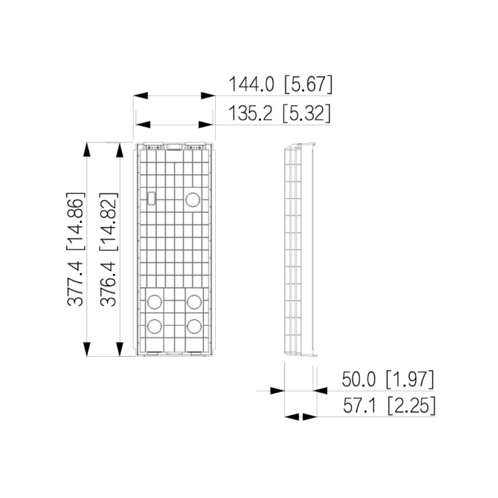 Estación Exterior de Videoportero IP con Cámara 2MP pantalla táctil 8" IP65. Reconocimiento Facial
