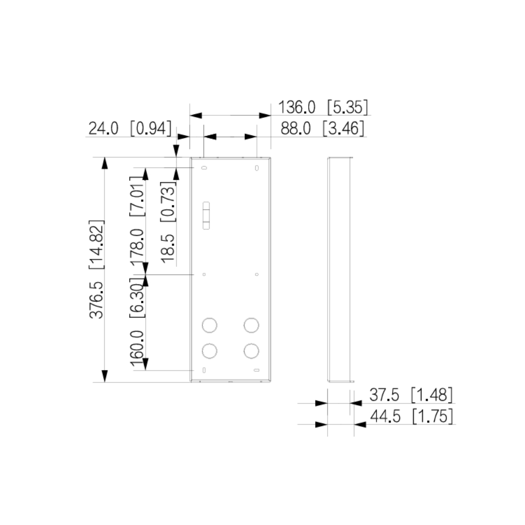 Estación Exterior de Videoportero IP con Cámara 2MP pantalla táctil 8" IP65. Reconocimiento Facial