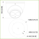 Domo HDCVI 4EN1 2M 1080P DN ICR IR50m 0Lux 2.8mm IP67
