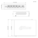 Switch PoE 4 puertos Gigabit + 2RJ45 Uplink Gigabit 60W Gestionable en Cloud Layer2