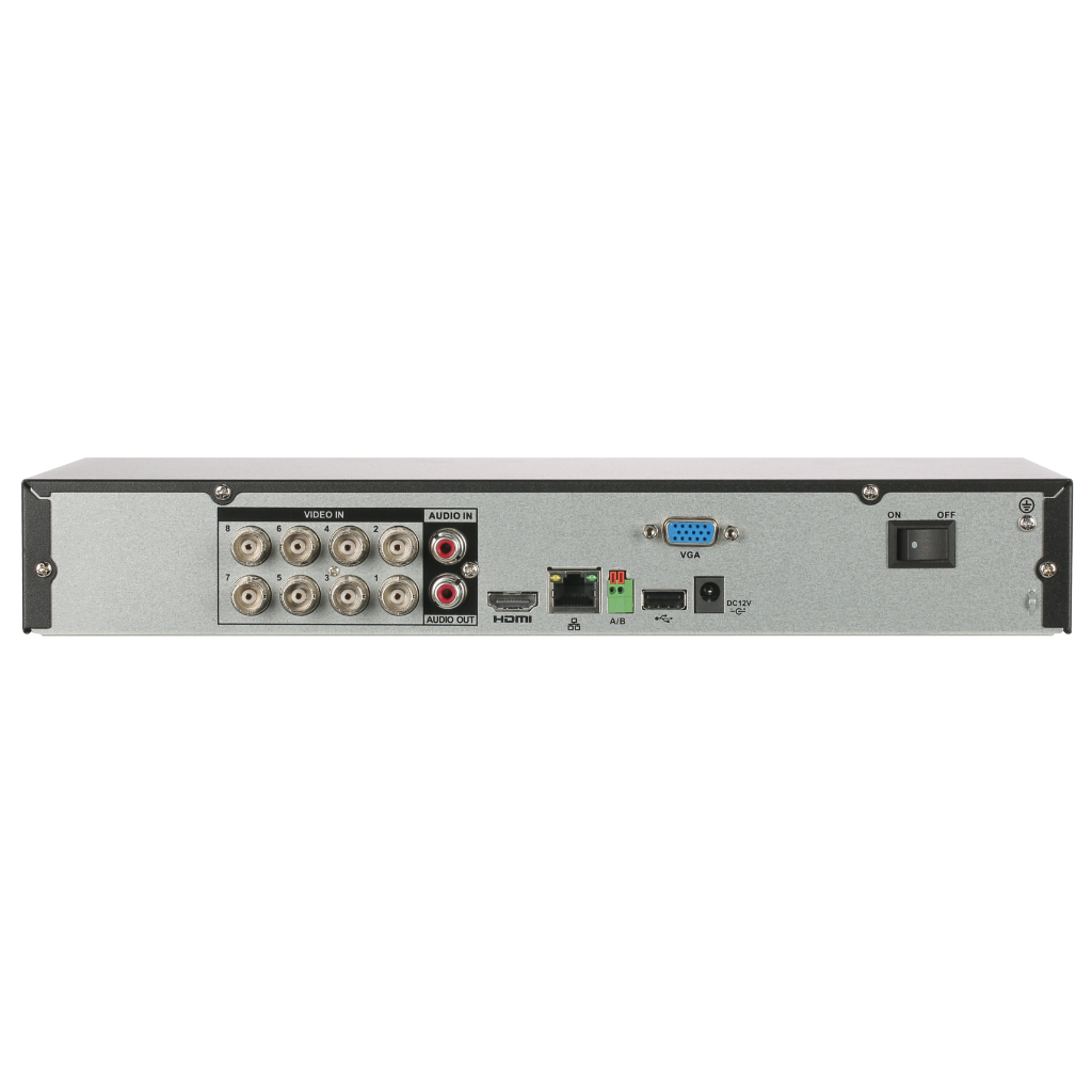 DVR 5EN1 H265 8ch 5M@12ips +4IP 6MP 1HDMI 1HDD AI