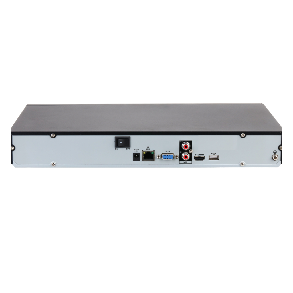 NVR 8ch 80Mbps H265 4K HDMI 2HDD