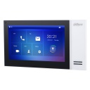 Monitor Interior 7&quot; de Superficie para Videoportero IP PoE SD 6E 1S Alarma Blanco