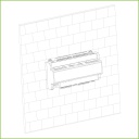 Módulo de control de acceso para cuatro puertas Esclavo para Master ASC2204C-H