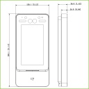 Lector Autónomo IPS 7" táctil de Reconocimiento Facial+Password