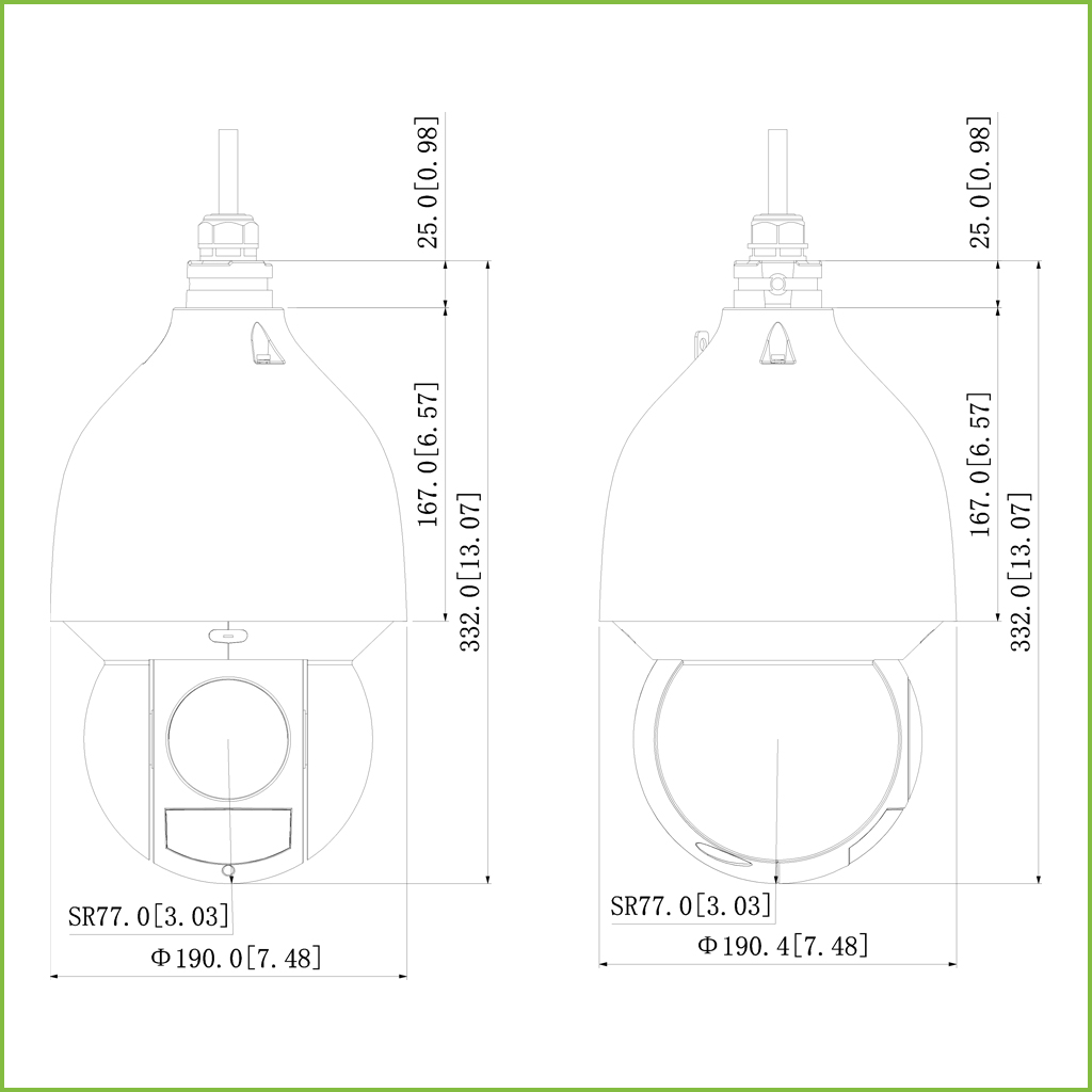 Domo PTZ IP AI 4M DN ICR WDR Starlight IVS SMD IR150m 45X IP67 IK10 PoE+ AUDIO E/S