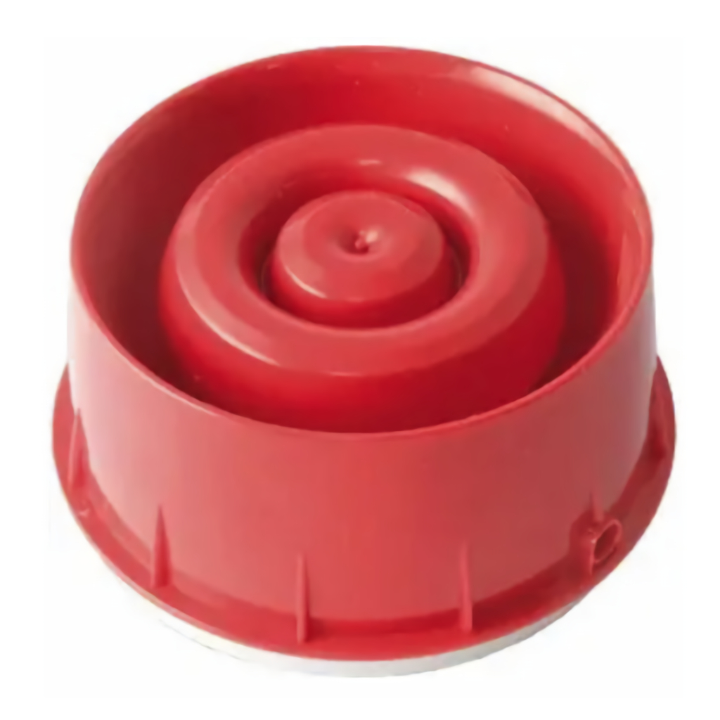 Sirena direccionable de color rojo con aislador incorporado