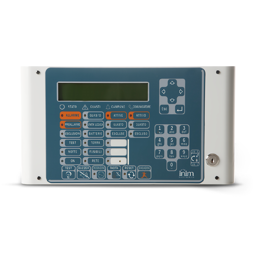 Panel repetidor con display LCD compatible con las centrales serie SMARTLINE Y SMARTLOOP