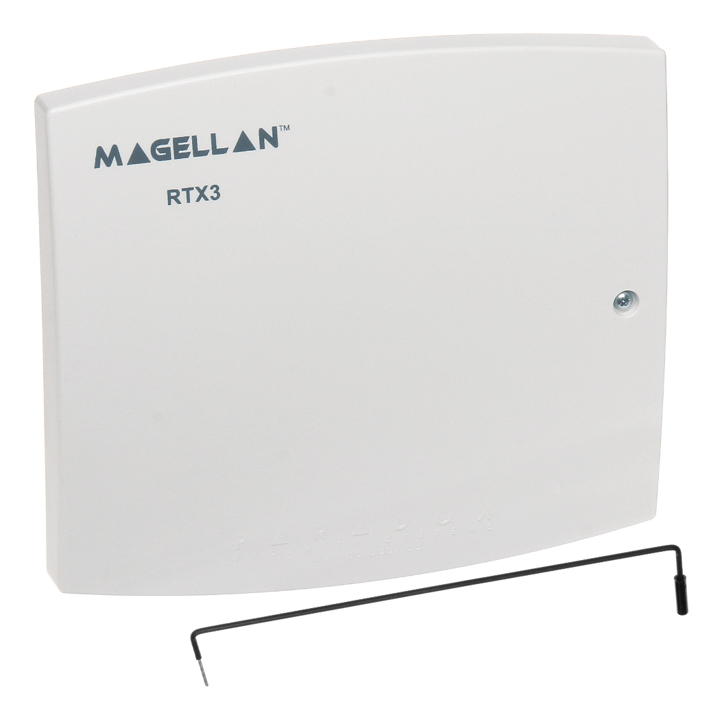 Receptor vía radio 32 zonas para Spectra y EVO. 3 salidas PGM. Grado 2