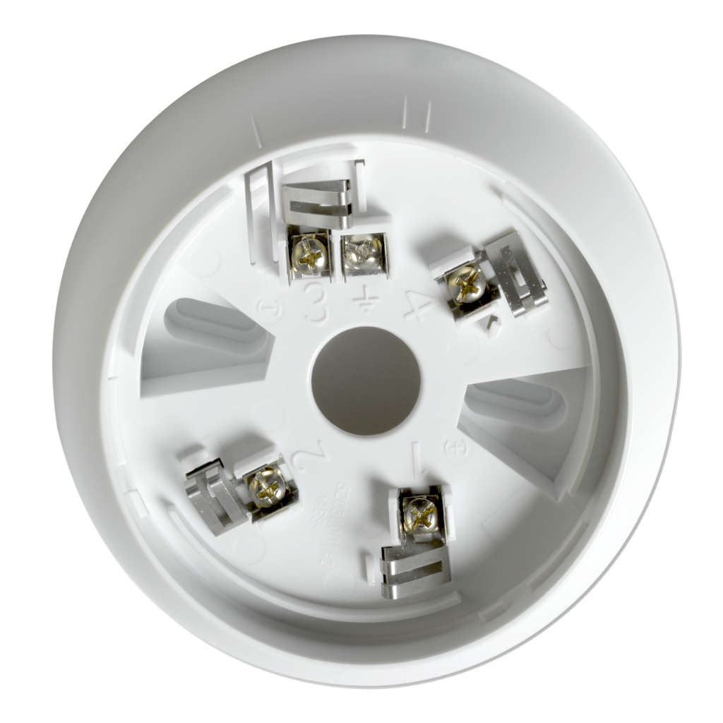 Base de conexión con entrada de tubo, color blanco