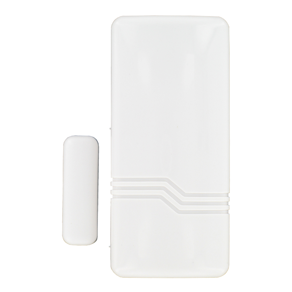 Sensor piezo-el?ctrico de impacto v?a radio con magn?tico. Requiere pila CR123 incluida.