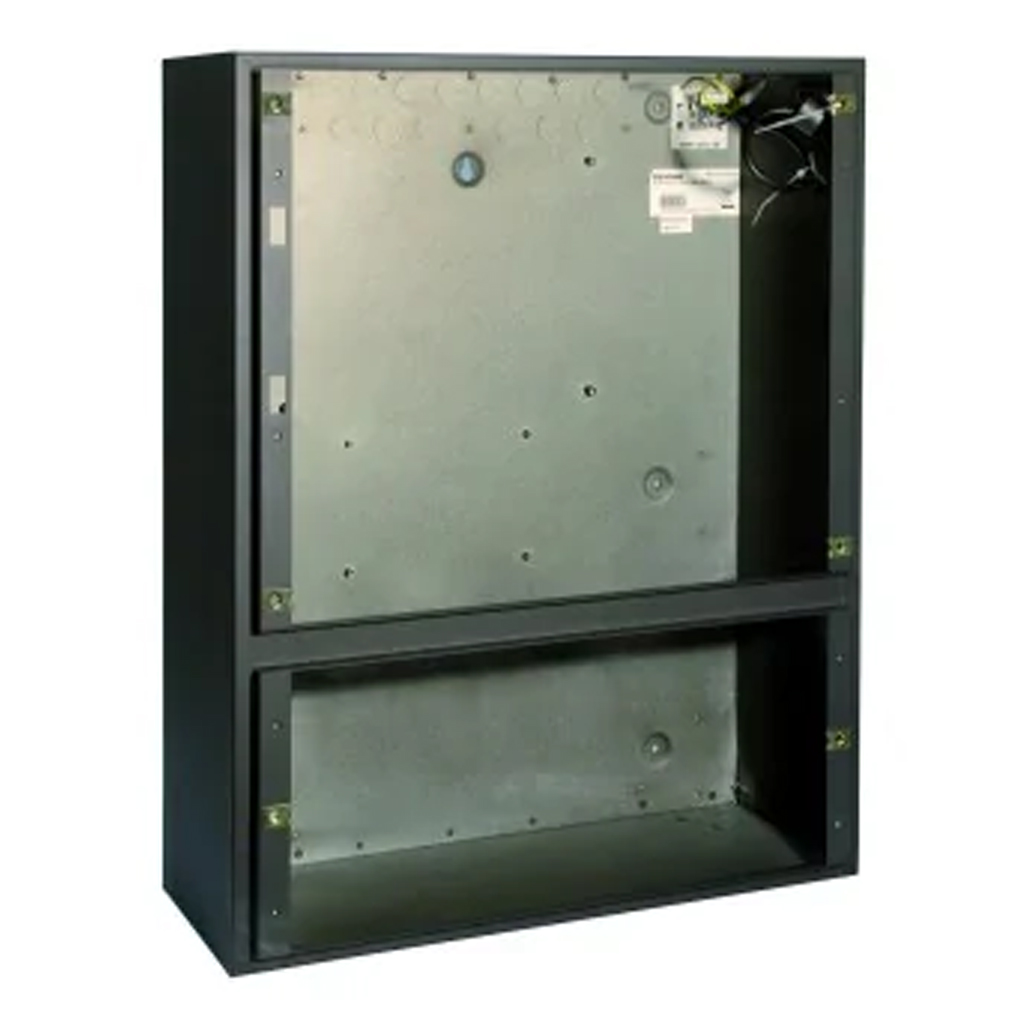 Cabina metálica de 2 cuerpos para centrales ID3000 y fuente de alimentación de 3 a 4,5-7 A