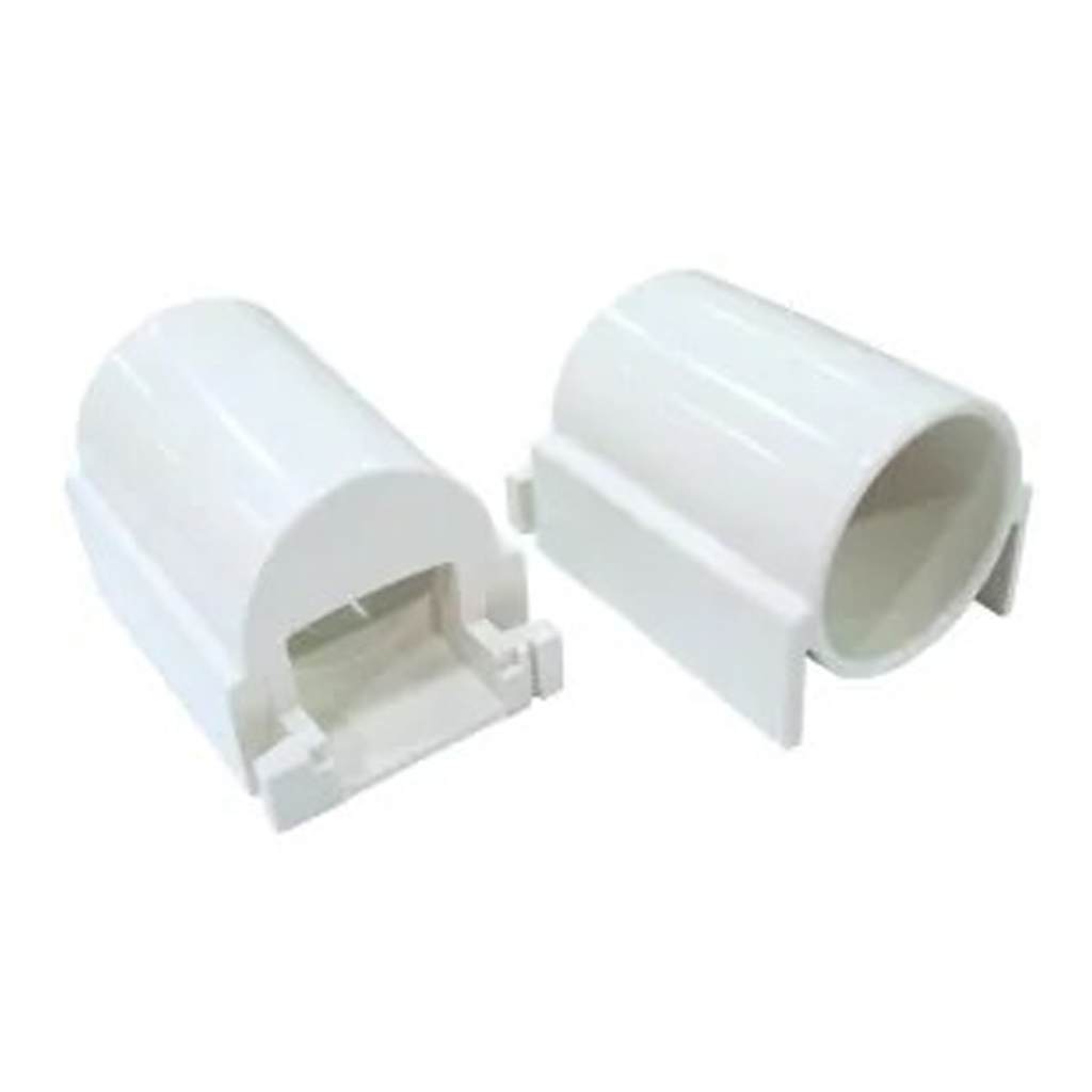Accesorio adaptador de la base B501AP para tubos de 18 y 20mm de diámetro exterior. Color Blanco