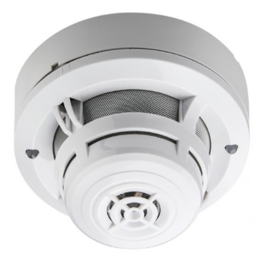 Multi-sensor óptico, térmico, infrarrojos y CO (SMART 4). Color blanco