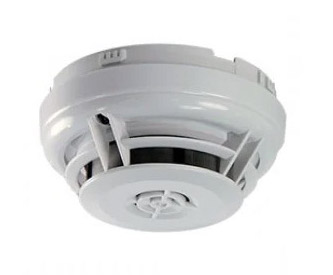 Detector óptico de humo con cámara óptica de alta sensibilidad. Color blanco