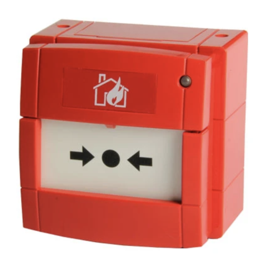 Pulsador manual de alarma estanco vía radio Mesh. Incluye 4 pilas CR123A