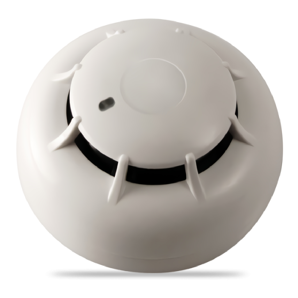 Detector Óptico de Humo Vía Radio. 3 leds de señalización. Requiere CR17450 incluida. Grado 2.