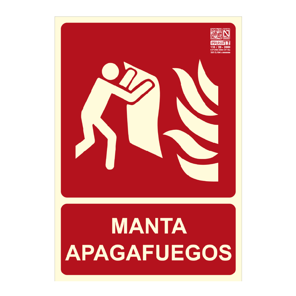  Señal manta apagafuegos