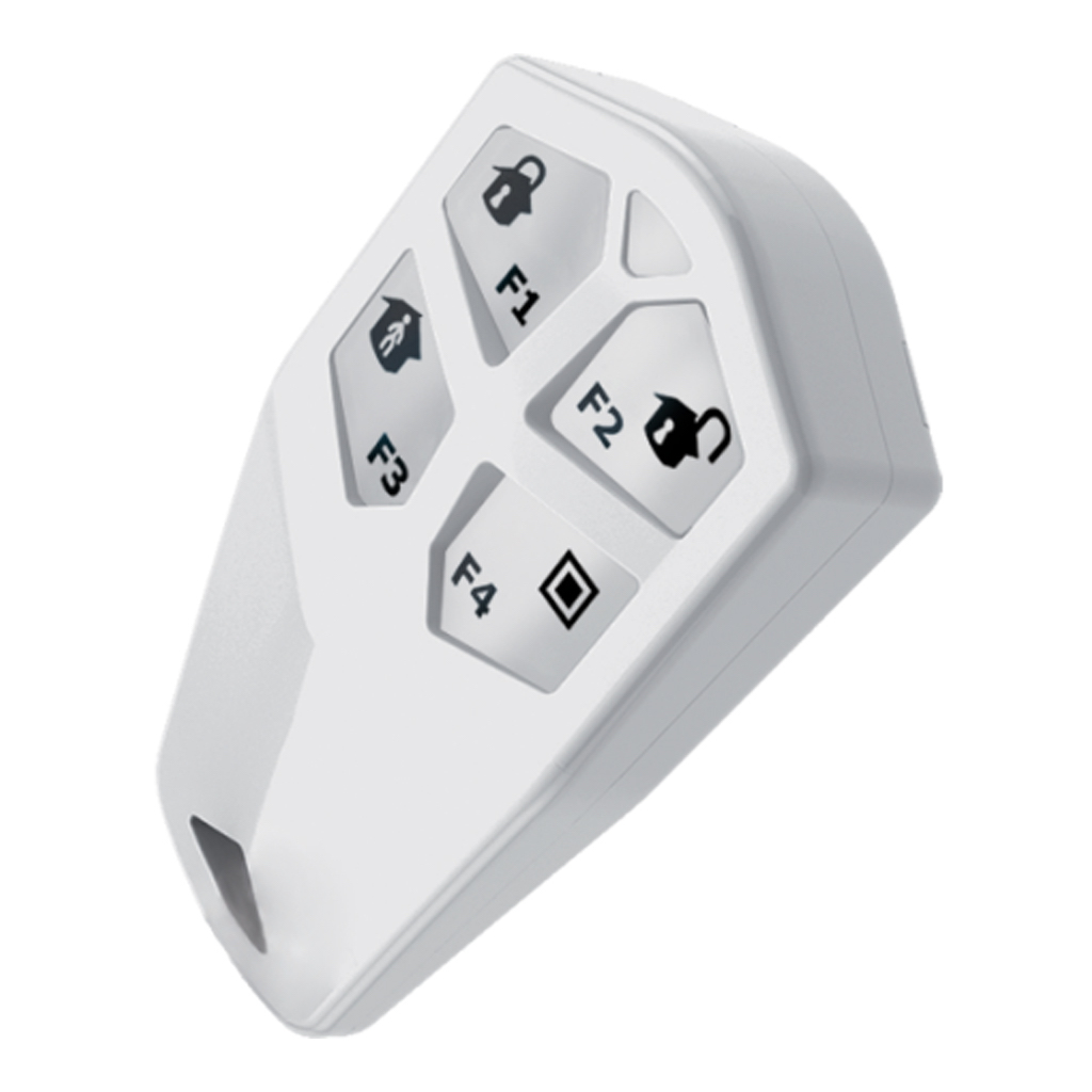 Mando 4 botones config. Diseño ergonómico. Bidirec. 6 leds. Color Blanco. Req. pila CR2032 inc.G2.