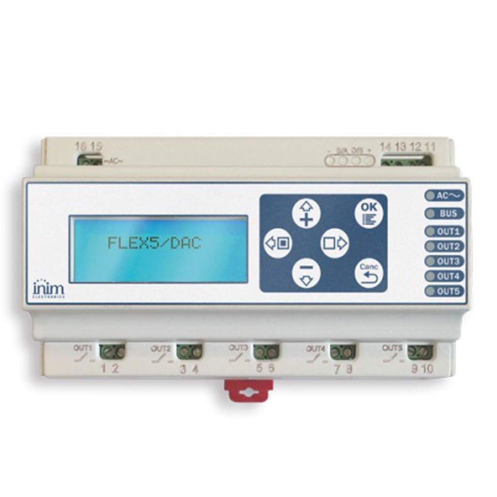 Módulo expansor de salidas 230V. Permite controlar cargas domésticas. Regulación de intensidad.