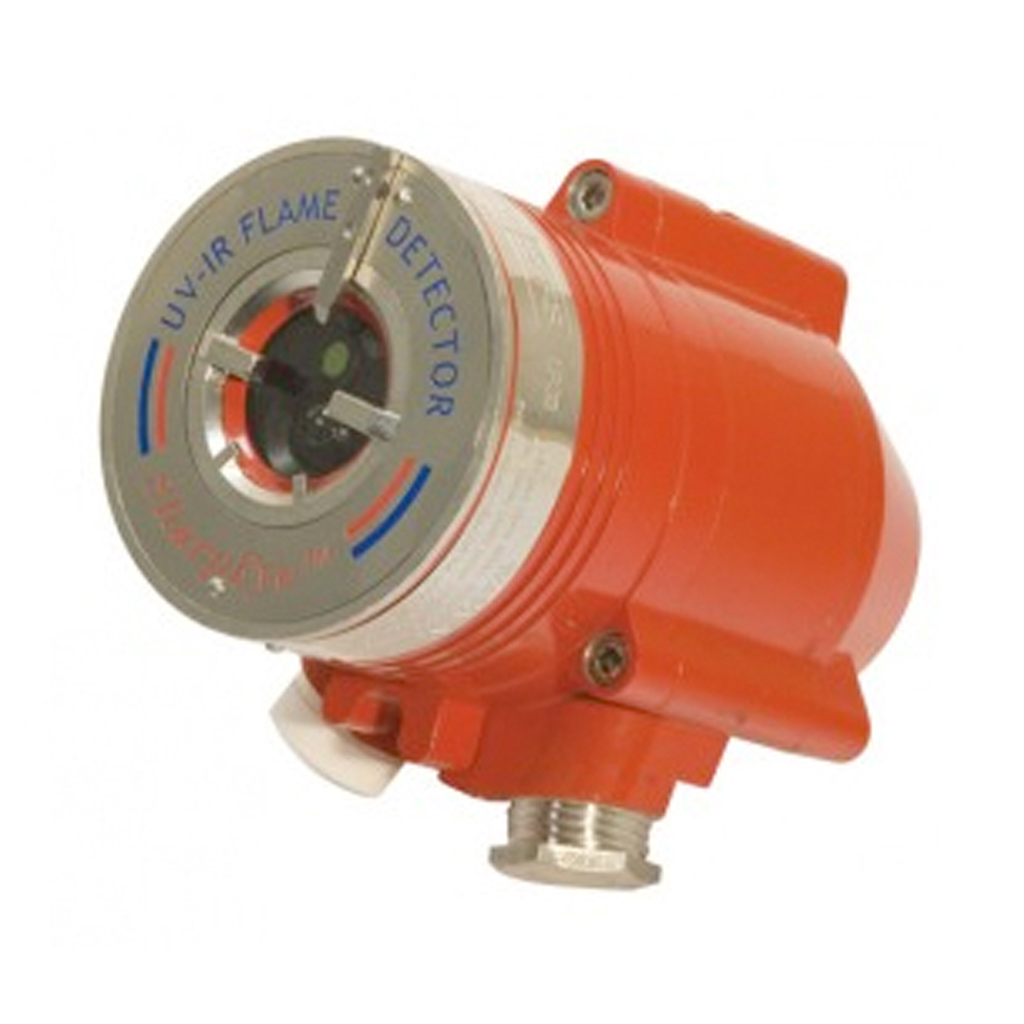Detector de llama UV e IR SIL2 Atex. Dispone de relé de alarma y avería, rosca NPT y en carcasa aluminio