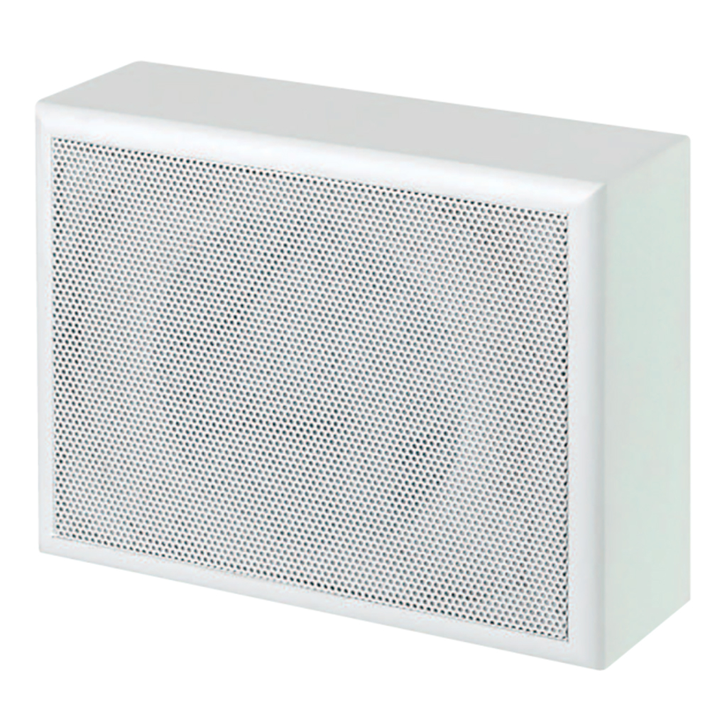 Altavoz para empotrar en pared color blanco