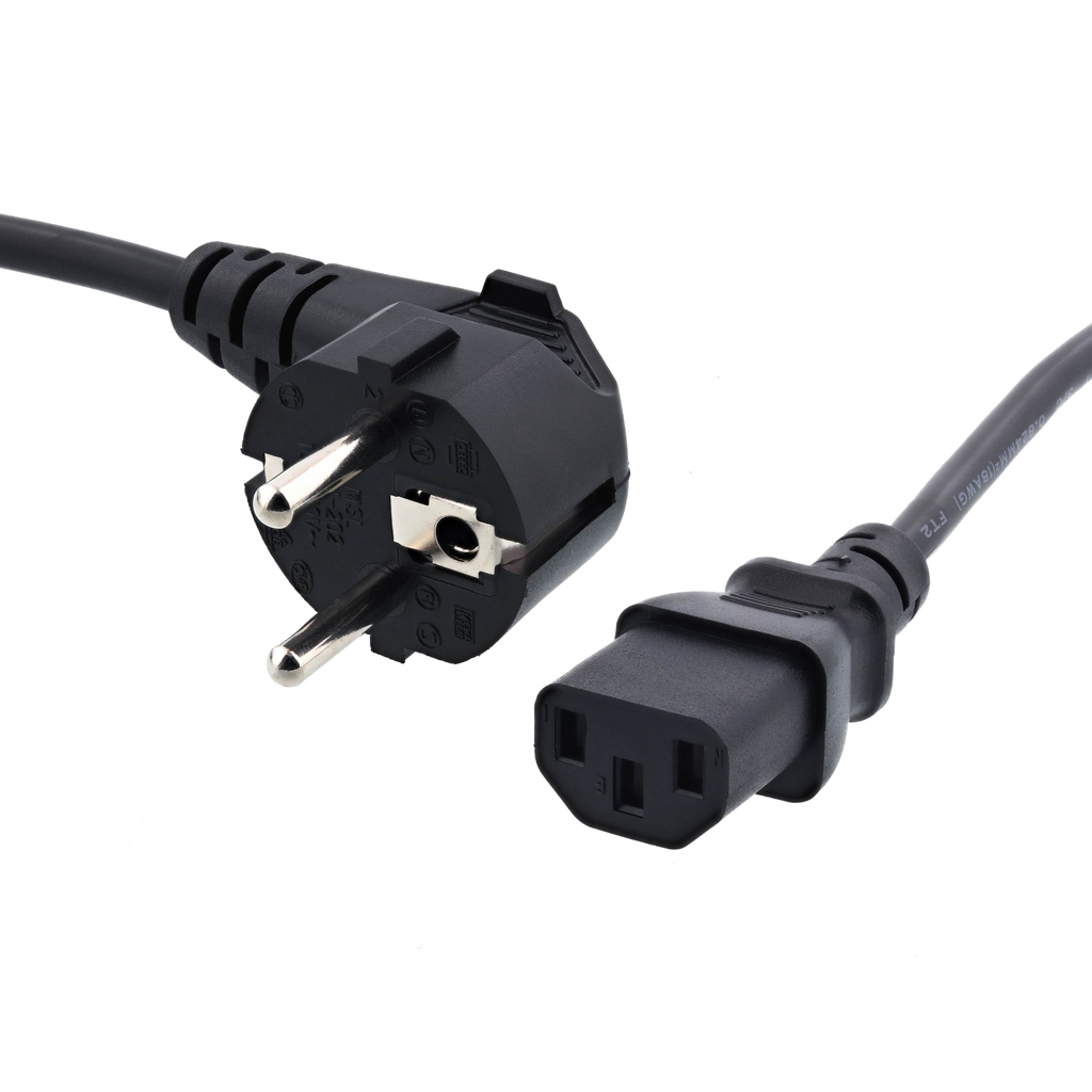 Cable de alimentación CEE Schuko a C13