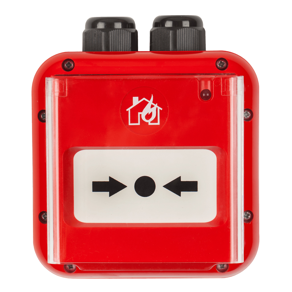 Pulsador convencional IP67. LED ind. de estado. Con llave de rearmado