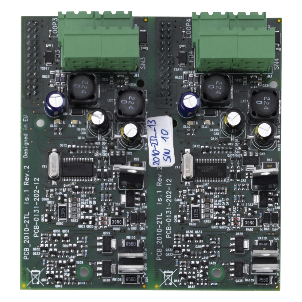 Tarjeta ampliación de 2 Lazos para central analogica