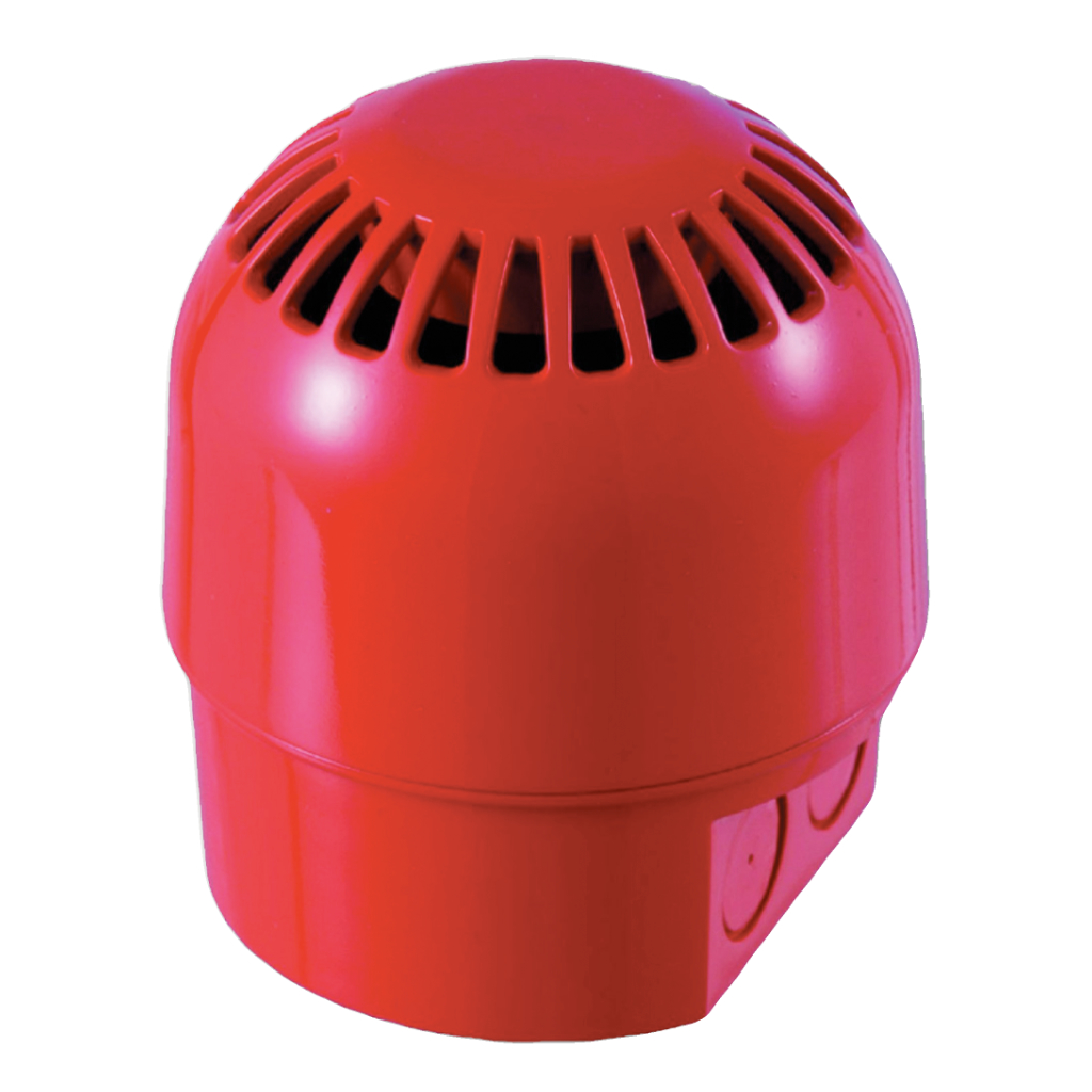 Sirena analógica de exterior alimentada de lazo serie 2000. Color Rojo