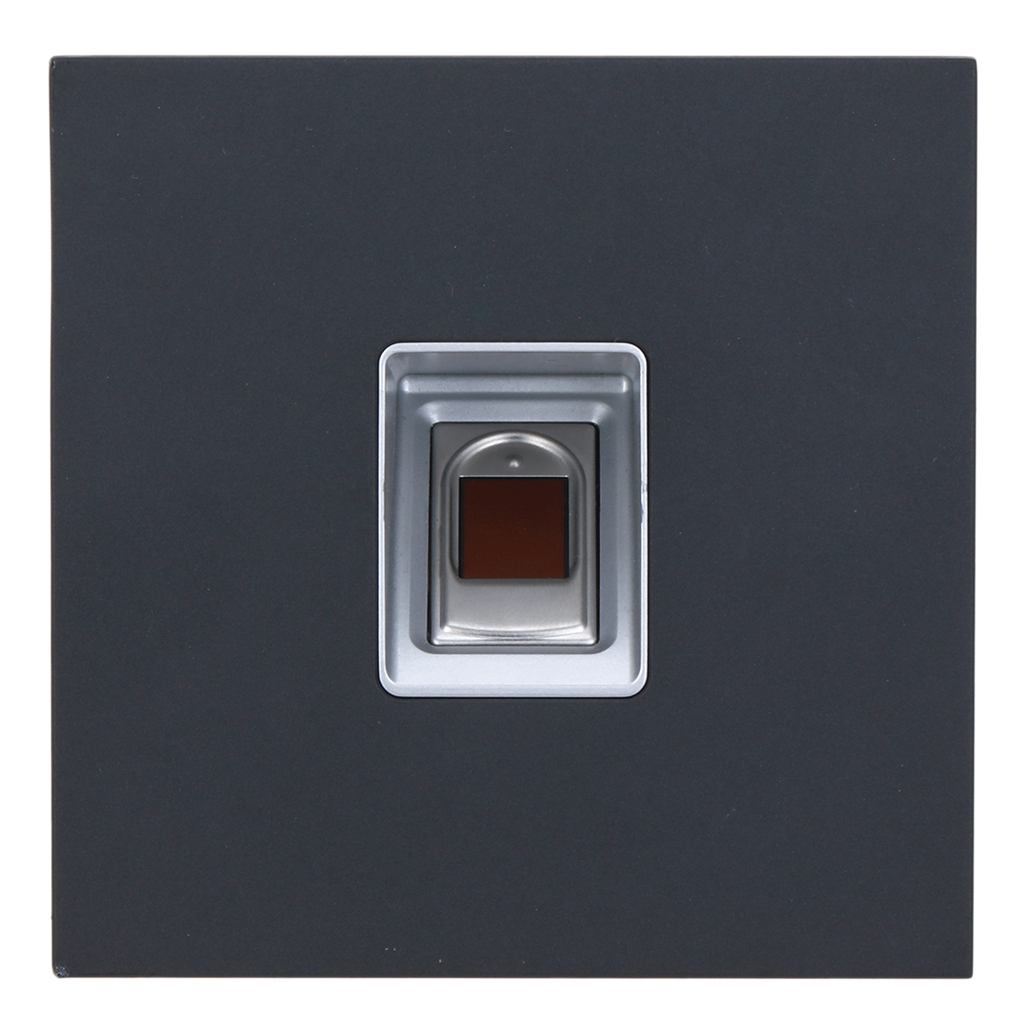 Estación Exterior Modular para Videoportero IP con Lector de huellas para Series VTO4202FB-X. Color Negro