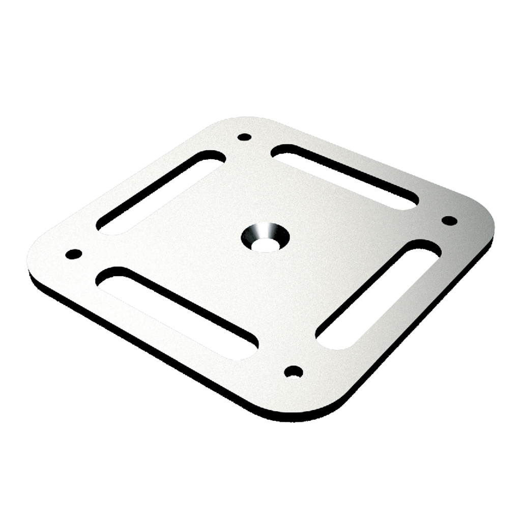 Placa de fijación para pared y techo
