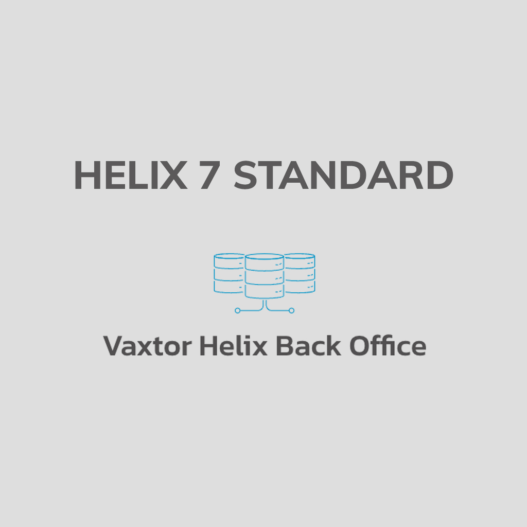 Helix 7 Standard - Software de base de datos Back Office - hasta 25 cámaras