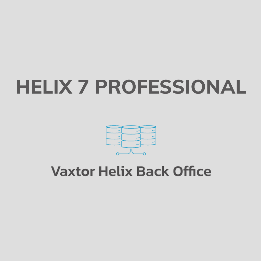 Helix 7 Professional - Software de base de datos Back Office - hasta 50 cámaras